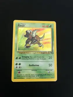 Pinsir 9/64 PL Jungle Set WOTC Pokemon Cards Vintage Holo Rare - Image 1