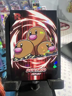 Dugtrio - Cracked Ice Holo - Team Rocket Card Database - Pokemon Card - Image 1