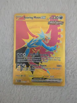 Pokemon Roaring Moon EX Hyper Rare Card 262/182 Paradox Rift Pokemon Card Mint - Image 1
