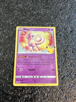 Mew 011/025 Holo Rare Celebrations Pokemon Card - NM Near Mint - Image 1