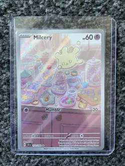 Milcery 152/142 Stellar Crown Illustration Rare Pokemon Card - Near Mint - Image 1