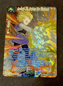 Dragon Ball Super Android 18 Helping Her Husband BT20-041 SPR Foil Card - Image 1