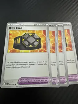 Rigid Band 165/165 - Pokemon 151 - Trainer Card Set - Playset 4x - Image 1