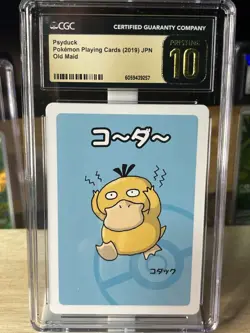 Pokemon TCG Psyduck Old Maid Card Japanese Edition CGC 10.0 - Image 1