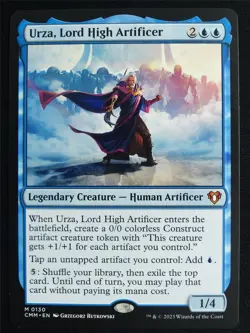 Urza Lord High Artificer - CMM - Mtg Card #4KS - Image 1