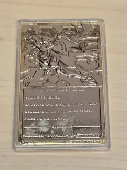 23K Gold Plated CHARIZARD Trading Card 1999 Burger King Pokemon - Image 4