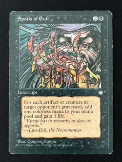 1x MTG Spoils of Evil - Ice Age (ICE) - Magic the Gathering - Image 3