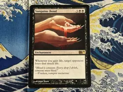 Light Play, English MTG Regular Sanguine Bond Magic 2010 Magic the Gathering - Image 1