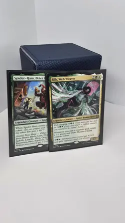 Budget Spiderman MTG Deck! Silk, Web Weaver Deck! Sleeves + Deck Box Included! - Image 1