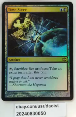 MTG Time Sieve Alara Reborn Rare FOIL Magic The Gathering NM - Image 1