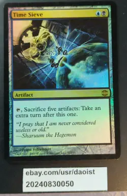 MTG Time Sieve Alara Reborn Rare FOIL Magic The Gathering NM - Image 2