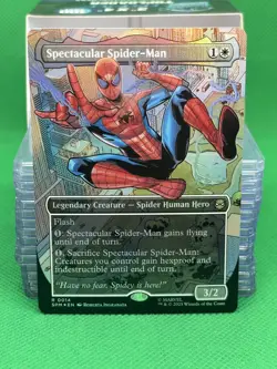 Spectacular Spider-Man (Borderless) - FOIL - R Marvel's Spider-Man 14 - MTG - Image 1