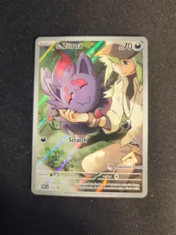 N's Zorua 189 Promo Pokemon Center Stamped - Image 1