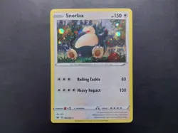 Pokemon Snorlax 140/202 Alternate Cosmos Holo Promo Sword and Shield Base Swirl - Image 1