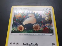 Pokemon Snorlax 140/202 Alternate Cosmos Holo Promo Sword and Shield Base Swirl - Image 5