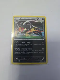 Houndoom - 56/101 - Holo Rare Black & White 10: Plasma Blast Pokemon NM - Image 2