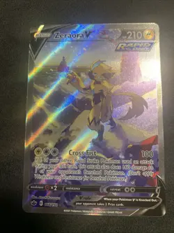Pokemon TCG Zeraora V 166/198 Alt Art Full Art Ultra Rare Chilling Reign SWSH NM - Image 1