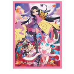 Pokemon center Deck Shield Valerie Sylveon Dedenne 64 sleeves Japanese - Image 2