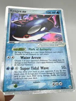 Pokemon TCG Kyogre EX 94/101 Ultra Rare Holo Hidden Legends LP/MP - Image 3