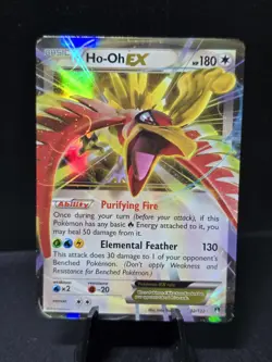 Pokemon X Y Breakpoint Ho - Oh EX 92/122 Ultra Rare Holo Lightly Played - Image 1