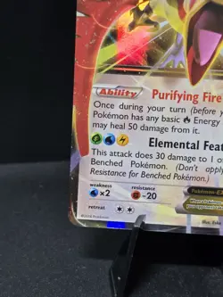 Pokemon X Y Breakpoint Ho - Oh EX 92/122 Ultra Rare Holo Lightly Played - Image 5