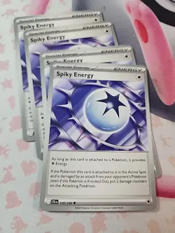 Spiky Energy 159/159 Uncommon Playset 4x Journey Together Pokemon TCG Mint NM - Image 1