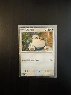 Pokemon Snorlax 122 Promo SV: Scarlet & Violet Cosmo Holo Rare (NM) - Image 1