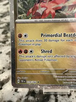 Pokemon TCG Koraidon Scarlet & Violet-Temporal Forces 119/162 Holo Promo Promo - Image 4