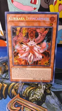 Yu-Gi-Oh TCG #POTE-EN031 Kurikara Divincarnate 1st Edition Secret Rare NM - Image 1