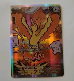 After Skool Hobby Ditto MOLTRES 02 Series 75 Pokemon Card Holo - Image 1