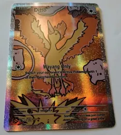 After Skool Hobby Ditto MOLTRES 02 Series 75 Pokemon Card Holo - Image 2