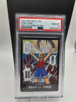 DON!! Card (Manga) (Alternate Art) Romance Dawn Foil PSA 10 Japanese - Image 1