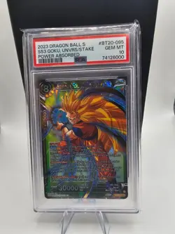 Dragon Ball Super Card SS3 Goku Universe at Stake BT20-095 PSA 10 Holo - Image 1