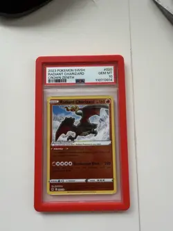 Pokemon TCG Radiant Charizard Crown Zenith Holo Card 020/159 PSA 10 - Image 1