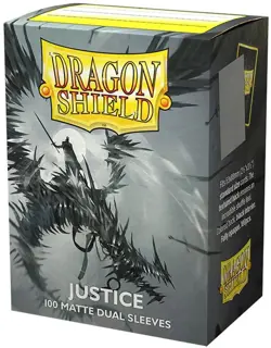 Dragon Shield Matte Dual Justice Standard Card Sleeves [100 Count] - Image 1