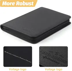 Secure Zip Trading Card Binder - 540 Pocket Album for TCG & Sports Cards, Black - Image 5