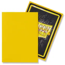 Dragon Shield Matte Yellow Standard Card Sleeves [100 Count] - Image 2