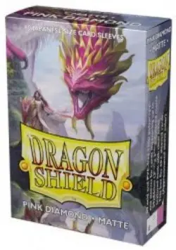 Dragon Shield Pink Diamond Matte Card Sleeves - Image 1