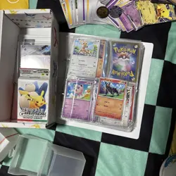 Pokemon Trading Card Lot Scarlet Violet Packs with Sleeves and Scratches - Image 2
