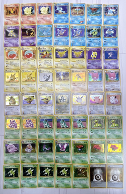 [ HP-LP ] Pokemon Card Lot Old Back Japanese Vintage 56 Holo Rare Bulk Set - Image 1