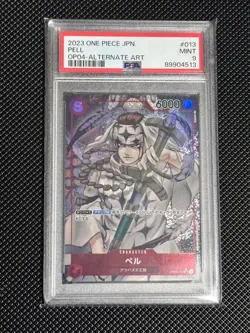 PELL Alt Art OP04-013 SR Kingdoms of Intrigue ONE PIECE Card Japanese PSA 9 MINT - Image 2