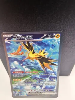 Zapdos ex 204/165 Sv2a: Pokemon Card 151 Holo (Japanese) - Image 1