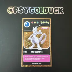 Pokemon Card Peru Pokedex Gold Mewtwo - Image 1