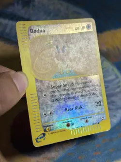Doduo 73/147 Reverse Holo Pokemon Card Aquapolis E Reader Series 2002 LP MP - Image 4