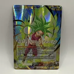 Kefla Surge of Ferocity P-184 PR GOLD STAMP Foil Dragon Ball Super Card Game NM - Image 1