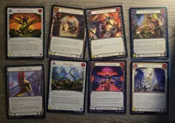 Flesh & Blood Super Slam Majestic 8 card Lot #3 Show of Strength FAB - Image 1