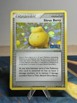 Sitrus Berry 91/115 Ex Unseen Forces Reverse Holo Stamped Pokemon Trainer Card - Image 1