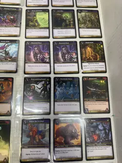 36 Cards World of Warcraft WOW TCG Trading Card Game Lot Ultra Pro Binder Sleeve - Image 4