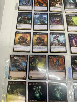 36 Cards World of Warcraft WOW TCG Trading Card Game Lot Ultra Pro Binder Sleeve - Image 5