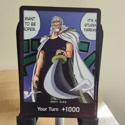 Foil One Piece CG 5 Silvers Raleigh DON Card Legacy of the Master Alt Art - Image 1